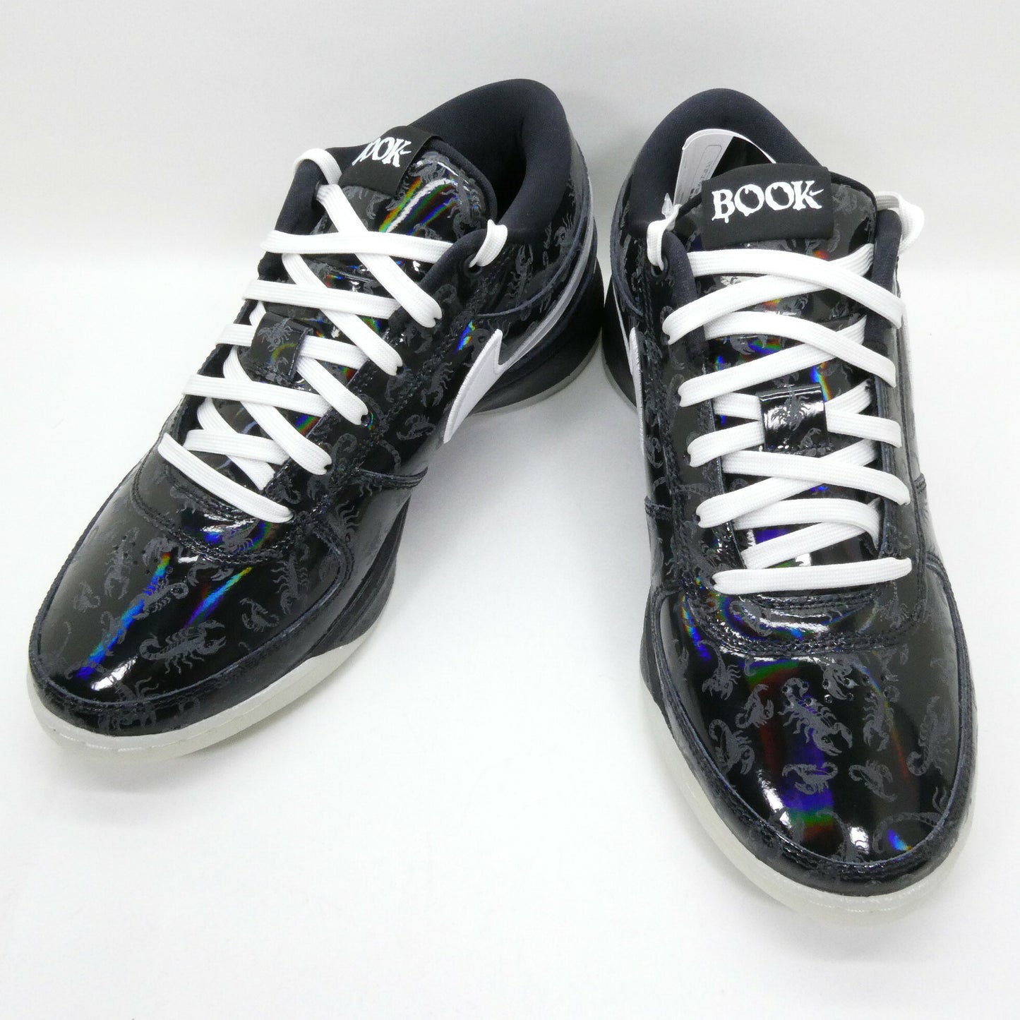 NIKE BOOK 1 Halloween EP Scorpion Black White Sneakers