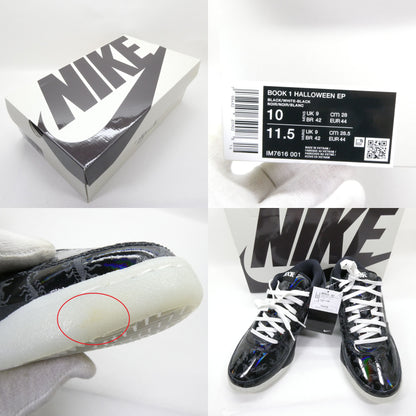 NIKE BOOK 1 Halloween EP Scorpion Black White Sneakers