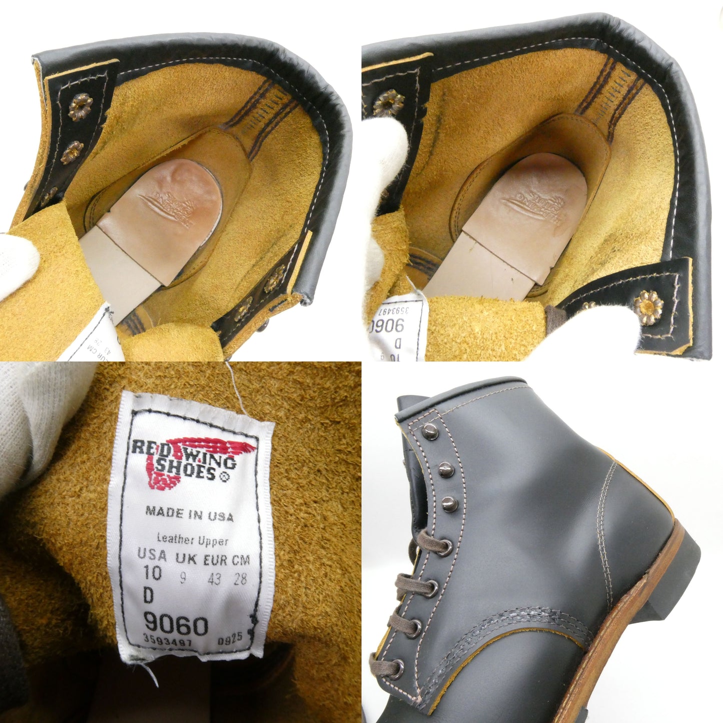 RED WING Black Beckman Flatbox Boots No.9060