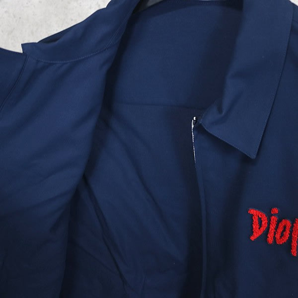 Dior x Stussy Double Zip Cotton Jacket Navy Size 41