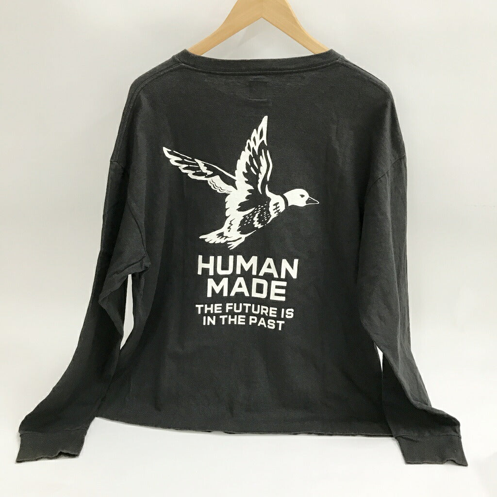 HUMAN MADE Graphic Long Sleeve T-Shirt Black Size L