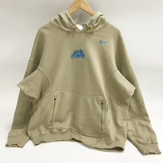 NIKE x OFF-WHITE NRG Fleece Hoodie Beige Size L