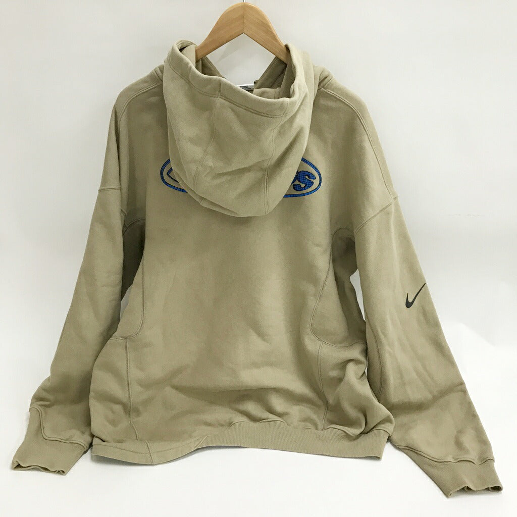 NIKE x OFF-WHITE NRG Fleece Hoodie Beige Size L