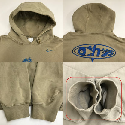 NIKE x OFF-WHITE NRG Fleece Hoodie Beige Size L