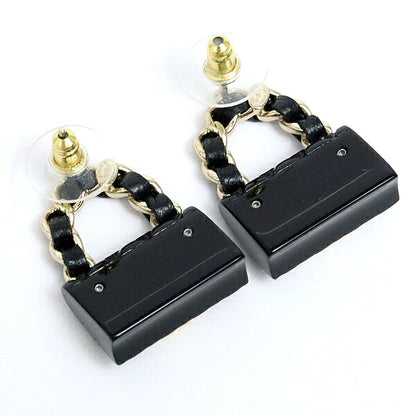 CHANEL Coco Mark Matelasse Bag Motif Earrings Size ONE SIZE