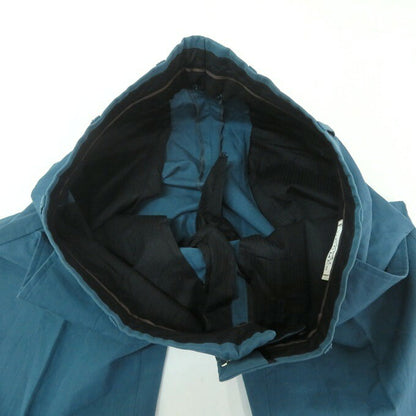 HERMES Cotton Linen Slacks Blue Size 44