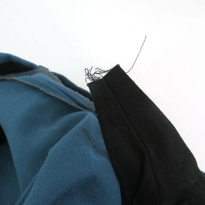 HERMES Cotton Linen Slacks Blue Size 44