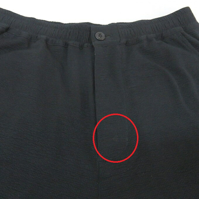 HYSTERIC GLAMOUR MEN Black Easy Pants Size M