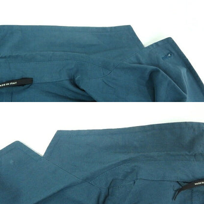 HERMES Cotton Linen Jacket Blue Size 44