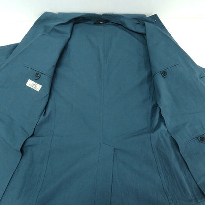 HERMES Cotton Linen Jacket Blue Size 44