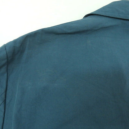 HERMES Cotton Linen Jacket Blue Size 44