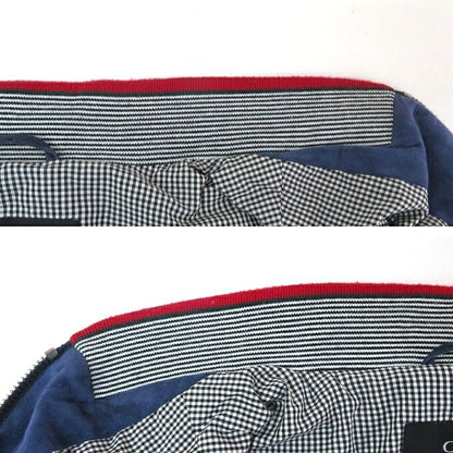 GUCCI Suede Leather Jacket Navy Size 50