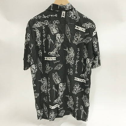 Aloha Blossom Aloha Shirt Black Size 40