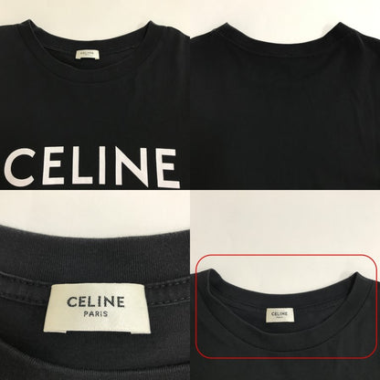 CELINE Loose T-Shirt 2X681671Q Black Size L