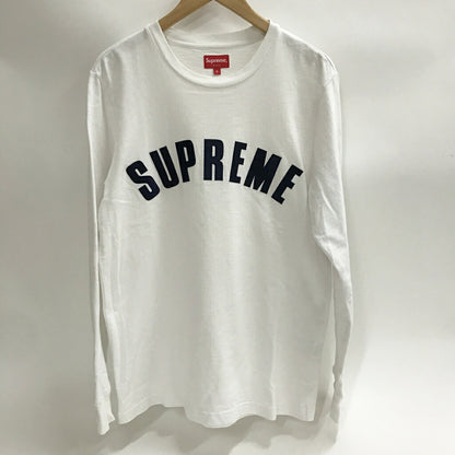 Supreme 16SS Arc Logo Long Sleeve Top White Size S