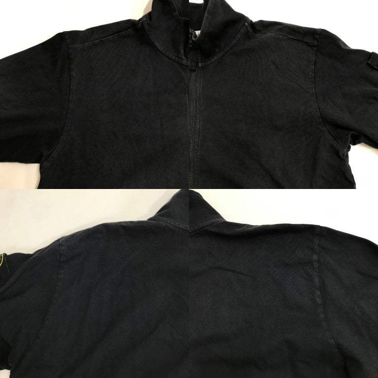 STONE ISLAND Zip Up Jacket Black Size M