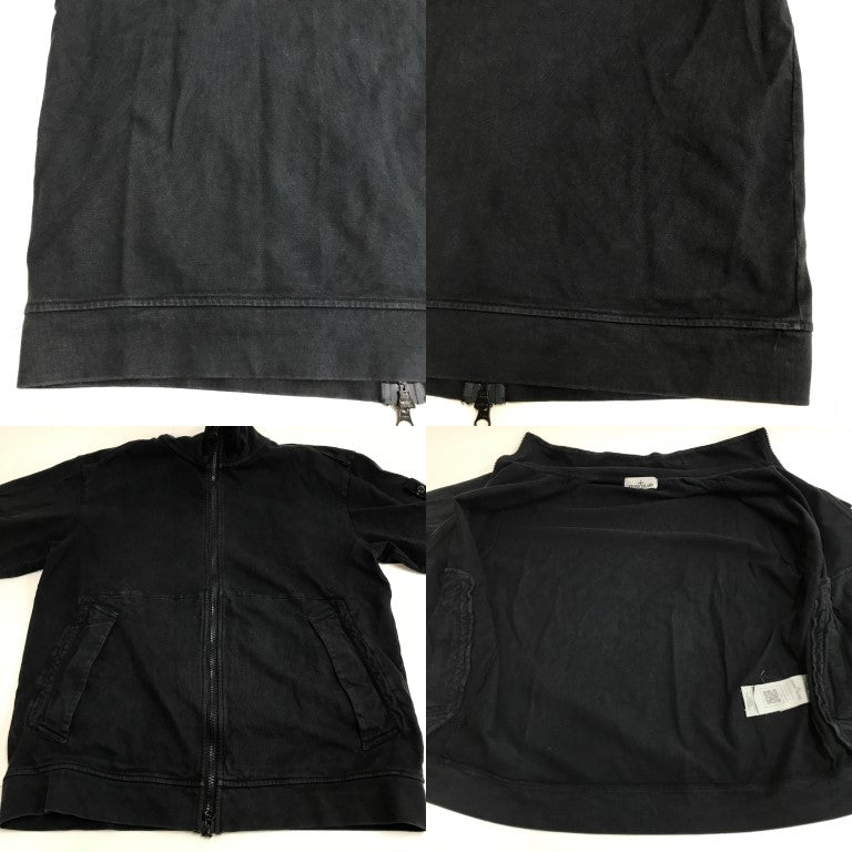 STONE ISLAND Zip Up Jacket Black Size M
