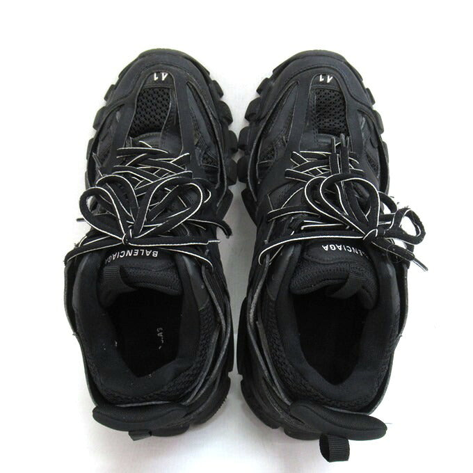 BALENCIAGA TRACK TRAINER Black Sneakers Size 27cm