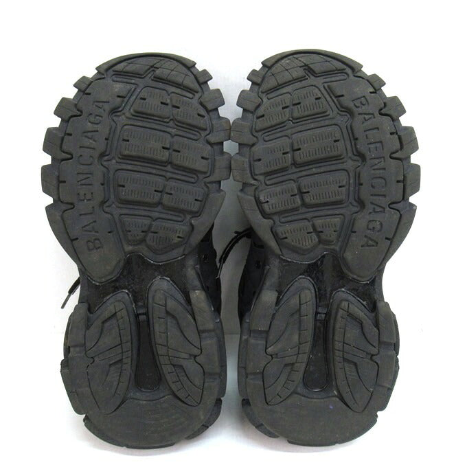 BALENCIAGA TRACK TRAINER Black Sneakers Size 27cm