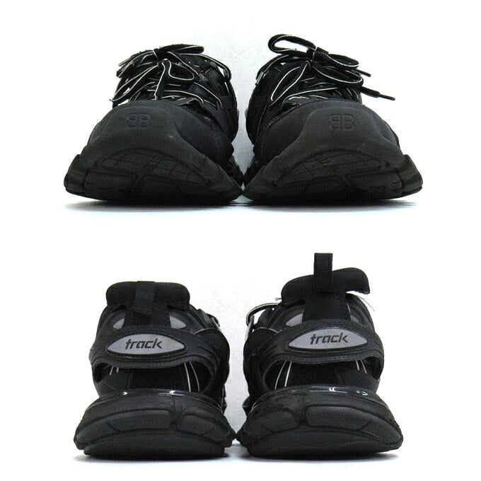 BALENCIAGA TRACK TRAINER Black Sneakers Size 27cm
