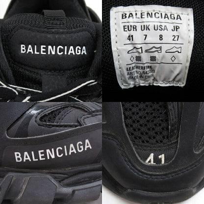 BALENCIAGA TRACK TRAINER Black Sneakers Size 27cm