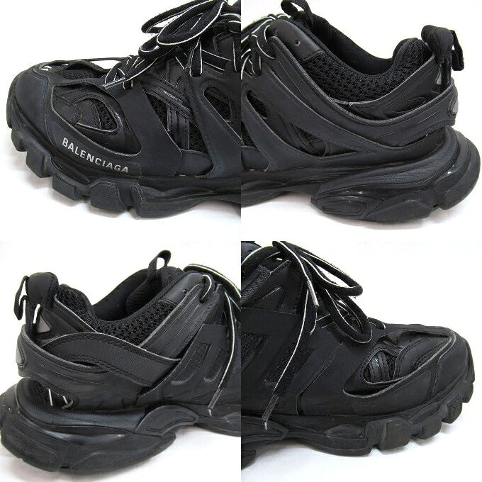 BALENCIAGA TRACK TRAINER Black Sneakers Size 27cm