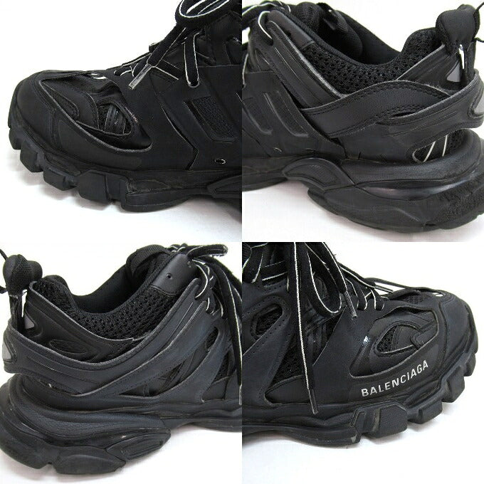 BALENCIAGA TRACK TRAINER Black Sneakers Size 27cm