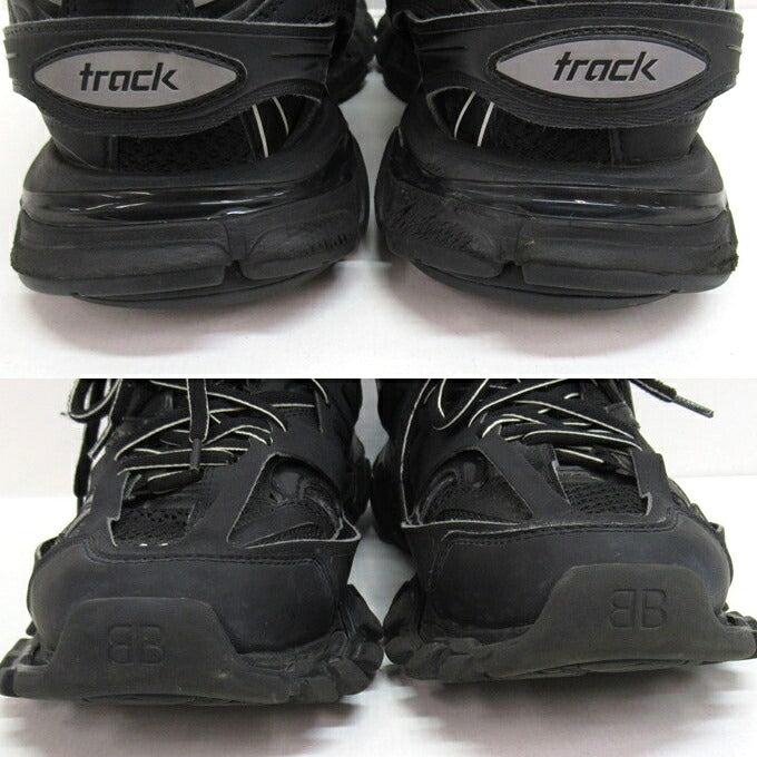 BALENCIAGA TRACK TRAINER Black Sneakers Size 27cm