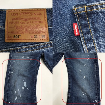 JOURNAL STANDARD x Levi's Paint 501 Denim Blue Size W31