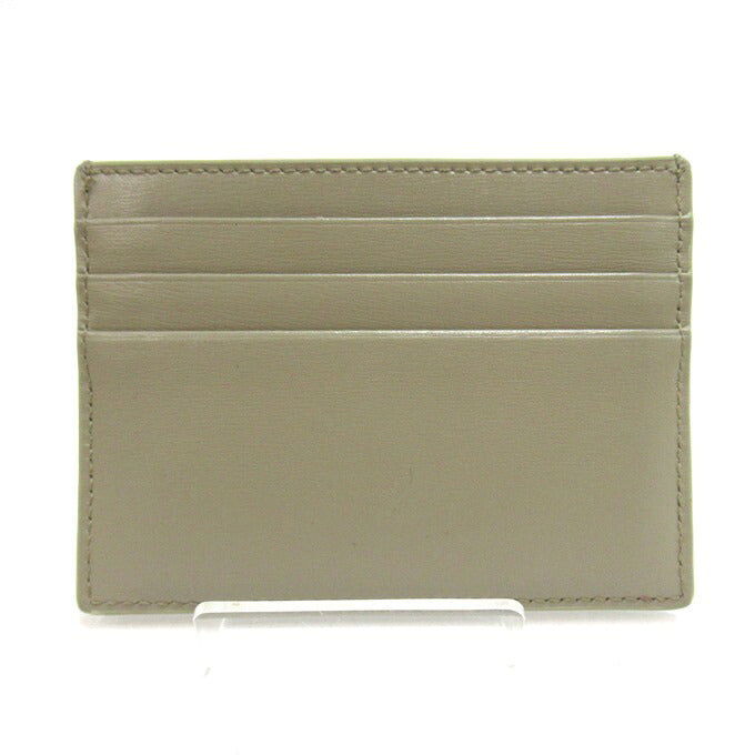CELINE Triomphe Card Holder Gray Card Case Size ONE SIZE