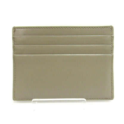 CELINE Triomphe Card Holder Gray Card Case Size ONE SIZE