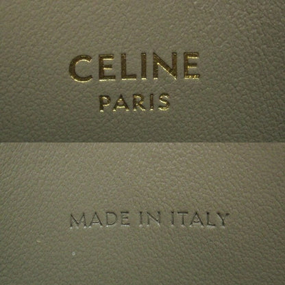 CELINE Triomphe Card Holder Gray Card Case Size ONE SIZE
