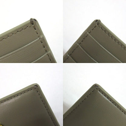 CELINE Triomphe Card Holder Gray Card Case Size ONE SIZE