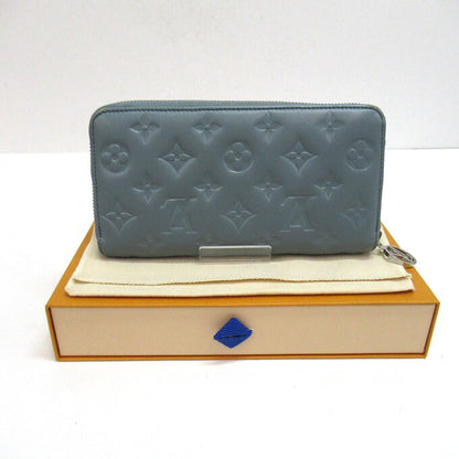 LOUIS VUITTON Coussin Zippy Wallet M81707 Blue Size ONE SIZE