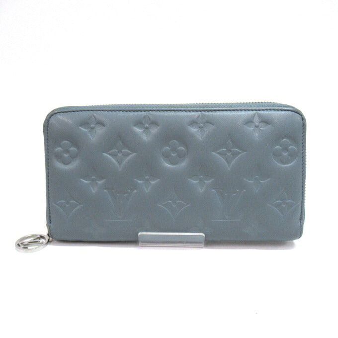LOUIS VUITTON Coussin Zippy Wallet M81707 Blue Size ONE SIZE