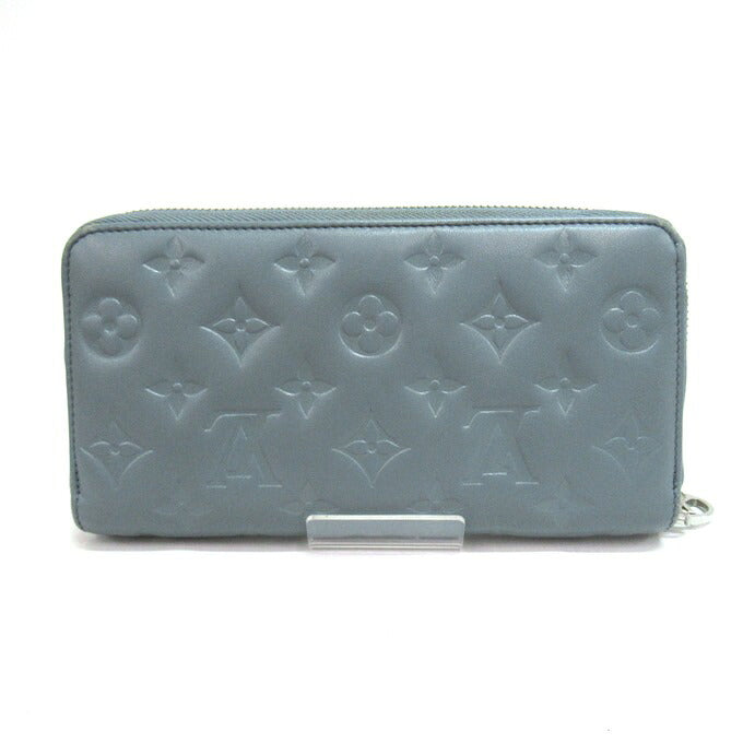 LOUIS VUITTON Coussin Zippy Wallet M81707 Blue Size ONE SIZE