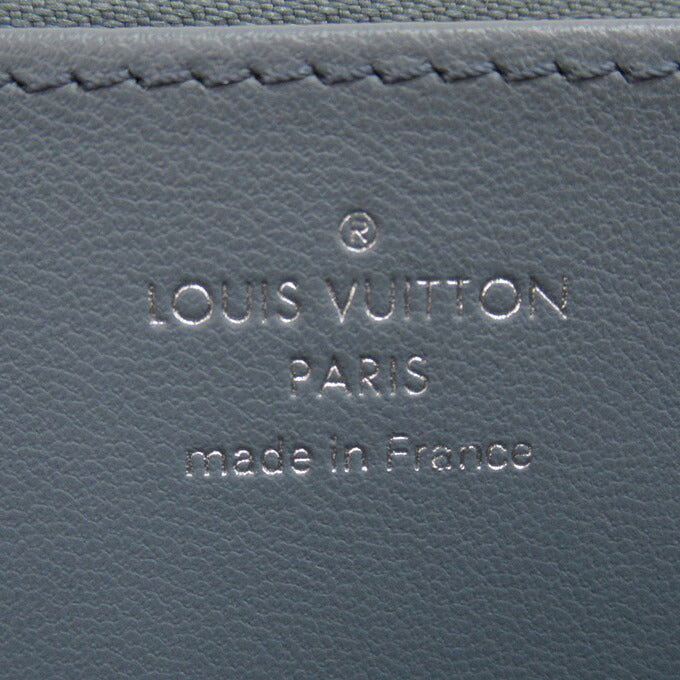 LOUIS VUITTON Coussin Zippy Wallet M81707 Blue Size ONE SIZE
