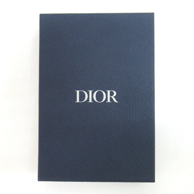 DIOR Oblique Vertical Long Jacquard Blue Wallet Size ONE SIZE