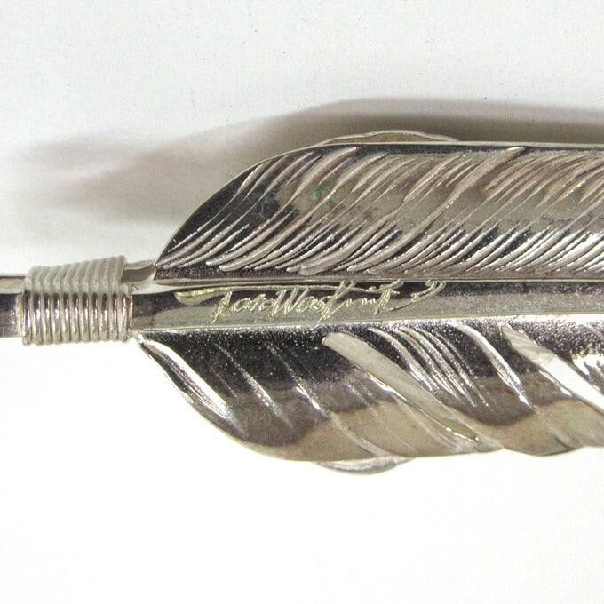 Taro Washimi L Arabesque Feather Silver