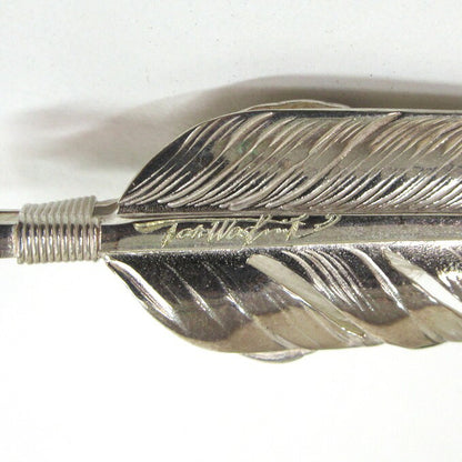 Taro Washimi L Arabesque Feather Silver