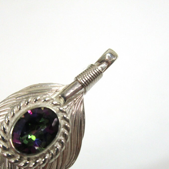 Taro Washimi L Arabesque Feather Silver