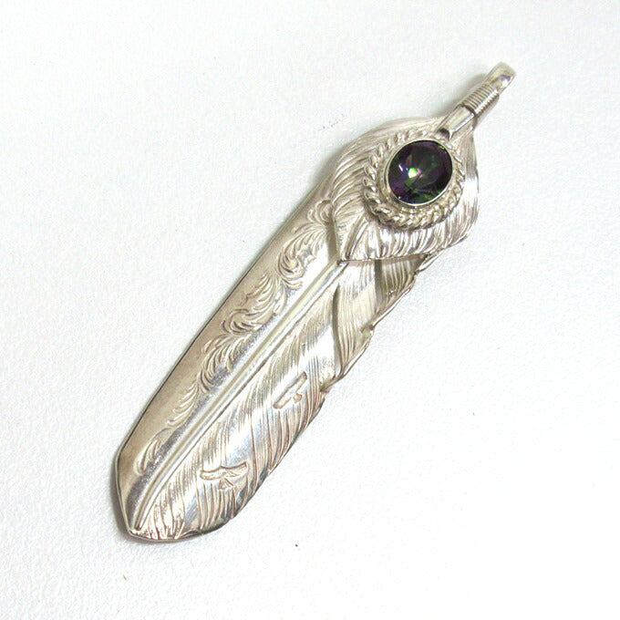Taro Washimi L Arabesque Feather Silver