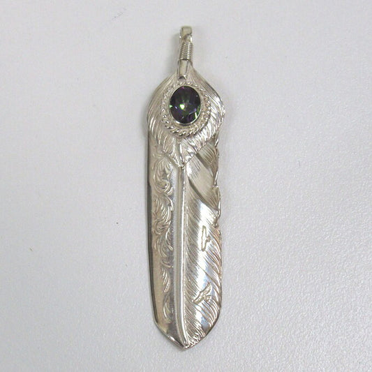 Taro Washimi L Arabesque Feather Silver