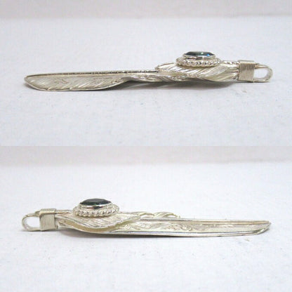 Taro Washimi L Arabesque Feather Silver