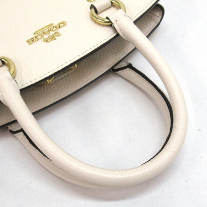 COACH Savannah Small Carryall 2WAY Bag White Size ONE SIZE