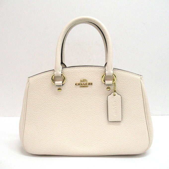 COACH Savannah Small Carryall 2WAY Bag White Size ONE SIZE