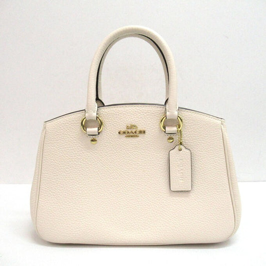 COACH Savannah Small Carryall 2WAY Bag White Size ONE SIZE