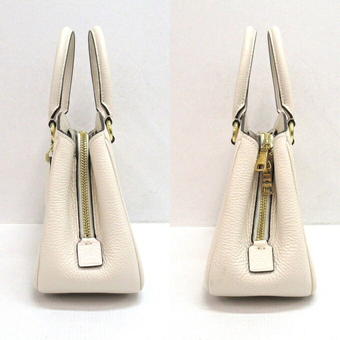 COACH Savannah Small Carryall 2WAY Bag White Size ONE SIZE