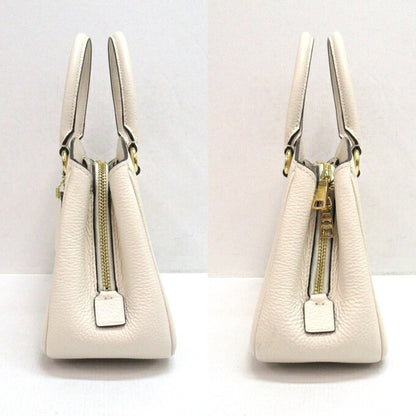 COACH Savannah Small Carryall 2WAY Bag White Size ONE SIZE
