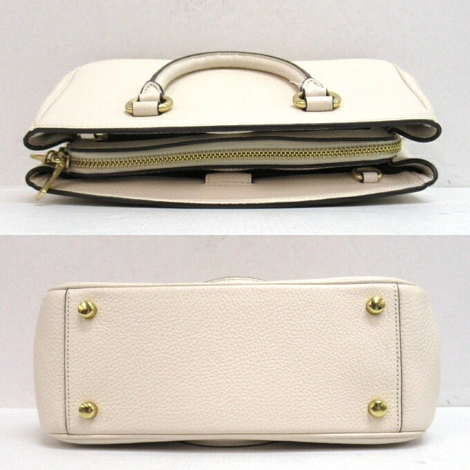 COACH Savannah Small Carryall 2WAY Bag White Size ONE SIZE